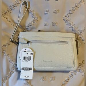 White Giani Bernini Wristlet